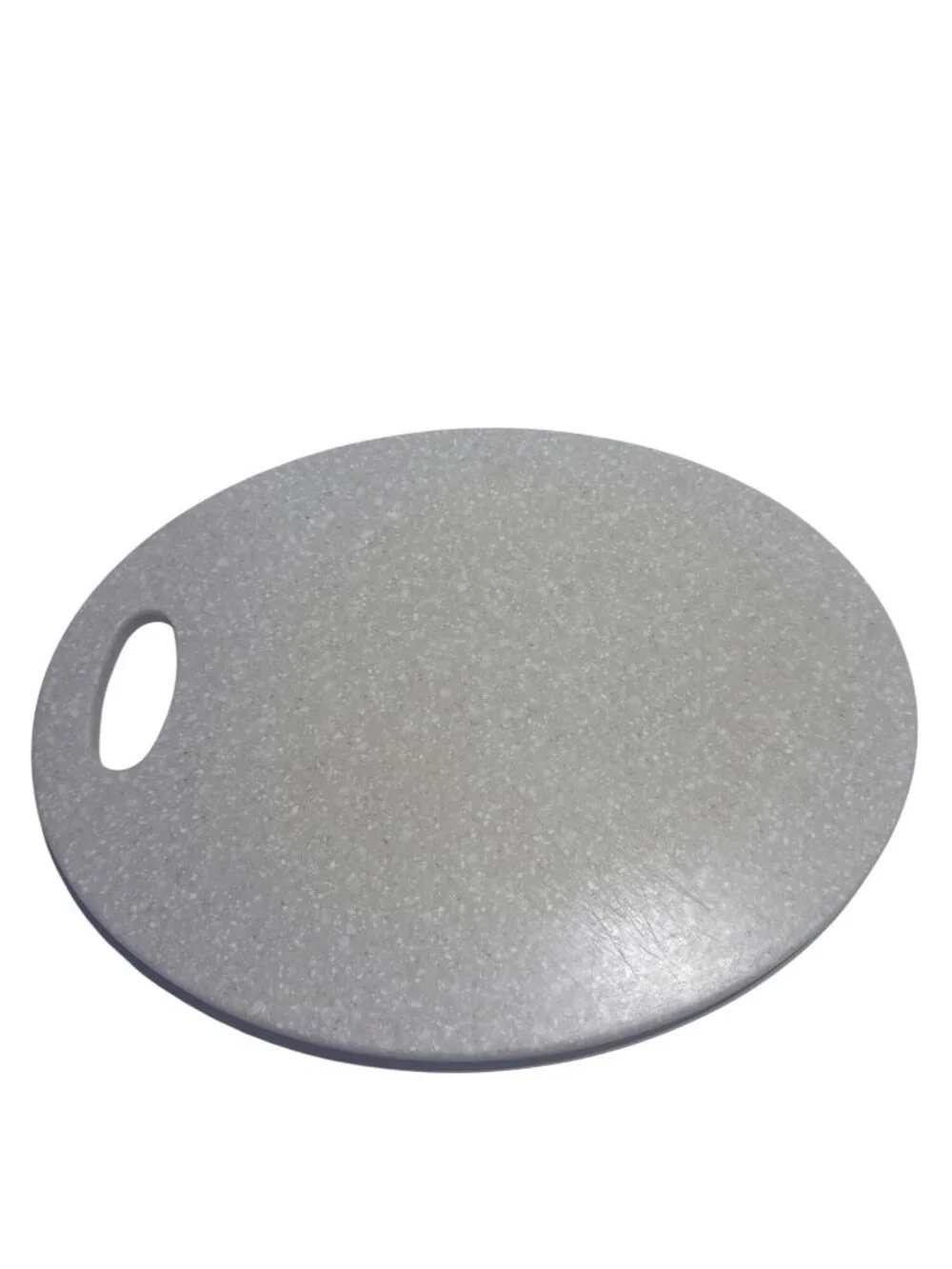 Corian Round Cutting Board With Handle Lightweight Scratch Resistant Attractive